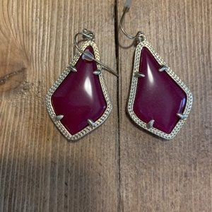 Kendra Scott Sophia Burgundy/Maroon/Wine Colored